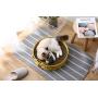 VIRTUAL UNIQUE Cartoon Cat Scratcher - Eco-Friendly - Non-Toxic - Fresh Catnip Included - Cat Scratch Pad Fits Cats - Available in Yellow or Black Colors - 16 x 16 x 4 inches