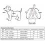 Rnker Step-in Harnesses, no Pull, Flowers Pattern hot Stamping, Neoprene Padded, Adjustable Walking, Training Dog Harness