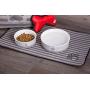 Bone Dry Paw Patch & Stripes Ceramic Pet Bowl & Canister Collection