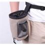 QERNTPEY Dog Treat Pouch for Training Pet Treat Training Pouch with Both Sides Built-in Waste Bags Dispenser Zipper Pockets Easily Carries Pet Toys, Kibble, Treats