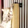 Tylu Sisal Cat Scratching Post Cat Cage Special Cat Climbing Frame Cat Scratching Board for Cats Space-Saving