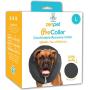 ZenPet Protective Inflatable Recovery Collar for Dogs and Cats - Soft Pet Cone Does Not Block Vision E-Collar - Designed to Prevent Pets from Touching Stitches, Wounds and Rashes