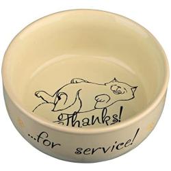 Royal Pet Club Cat Bowl Thanks for Service, Ceramic