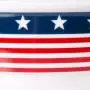 Bone Dry Stars & Stripes Patriotic Flag Ceramic Pet Bowl Bone Dry Stars & Stripes Patriotic Flag Ceramic Pet Bowl