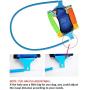 Blind Dog Halo S Harness Guiding Device, Pet Anti-Collision Circle Adjustable Pet Safe Halo Harness for Blind Dogs, Cataract Protective Ring for Small Visually Impaired Dog Outdoor Walking(S)