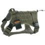EXCELLENT ELITE SPANKER Tactical Dog Harness Military Dog Harness Working Dog Vest Molle Adjustable Training Vest Patrol K9 Harness Large with Handle