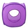 Cat Tunnel Leopard, Oxford Cloth Foldable Cat Tunnel, Bed for Cat Purple Pet Hide Tunnel