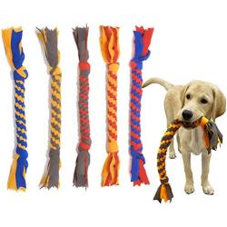 YINXUE 5 Pack Dog Rope Toys for Puppy Teething Chew Toys for Small Medium Puppies