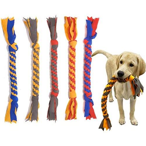 YINXUE 5 Pack Dog Rope Toys for Puppy Teething Chew Toys for Small Medium Puppies
