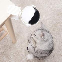 redcolourful Quality Pet Supplies, Electric Automatic Lifting Teaser Ball Pet Cat Toy Stress Reliever Ideal Pet Product