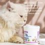 N/J 130+130 Cotton Pads Pet Ear and Eye Pet Wipes for Dogs and Cats，Non-Toxic, All-Natural Grooming Wipes, Puppy Dog Wipes Eye Tear Stain Remover Wipes,Unscented Gentle Cat Ear Wipe