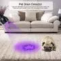 Pet Urine Detector Light Handheld UV Black Light Flashlight Portable Dog Cat Urine Carpet Detector Super Bright 51 LED UV Light for Pet Stain, Minerals, Automotive Leak Detection or Scorpion Hunting