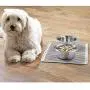 mDesign Premium Quality Pet Food and Water Bowl Feeding Mat for Dogs and Puppies - Waterproof Non-Slip Durable Silicone Placemat - Food Safe, Non-Toxic - Light Gray mDesign Premium Quality Pet Food and Water Bowl Feeding Mat for Dogs and Puppies - Waterproof Non-Slip Durable Silicone Placemat - Food Safe, Non-Toxic - Light Gray