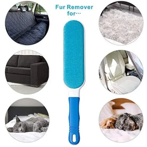 Lint Brush Pet Hair Remover Brush Dog & Cat Hair Remover with Self