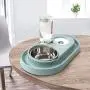 Luck Dawn Double Dog Cat Bowls Water and Food Bowl Set,Detachable Stainless Steel Bowl Automatic Water Dispenser Bottle Pet Feeder for Small or Medium Size Dogs Cats Puppy Kitten Rabbit Luck Dawn Double Dog Cat Bowls Water and Food Bowl Set,Detachable Stainless Steel Bowl Automatic Water Dispenser Bottle Pet Feeder for Small or Medium Size Dogs Cats Puppy Kitten Rabbit