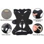 SCENEREAL Escape Proof Large Dog Harness - Outdoor Reflective Adjustable Vest with Durable Handle and Leash Ring for Medium Large Dogs Training Walking Hiking