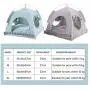 shenjin Detachable Pet Bed with Cushion Dog Cages Summer Indoor for Small Medium Dog Puppy Pet Kennel Cat Sleeping House Pet Tent Kitten House(Green M) shenjin Detachable Pet Bed with Cushion Dog Cages Summer Indoor for Small Medium Dog Puppy Pet Kennel Cat Sleeping House Pet Tent Kitten House(Green M)
