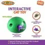 Allstar Innovations Pop N’ Play Interactive Motion Cat Toy, Includes: Electronic Smart Random Moving Feather & Mouse Teaser, Mouse Squeak Sound Optional & Auto Shut Off. Best Cat Toy Ever!