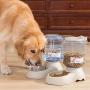 PIVBY Pet Water Dispenser Station Automatic Gravity Dog Water Bowl Cat Drinking Fountain Bottle Bowl Dish Stand 1 Gal(3.8L)