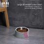 Dog Bowls Stainless Steel Cat Bowls and Water Food Feeder with Non Spill Skid Resistant 15° Slanted Bowl for Dog Puppy Cat and Kitten