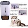 CHZHENG Automatic Pet Feeder, Dog Cat Food Dispenser Distribution Alarms, Portion Control, Voice Recorder, Programmable Timer for Up to 4 Meals Per Day