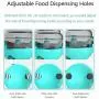 Cat Toys Interactive Food Treat Dispenser Ball, Cat Slower Food Puzzle Feeder, Pet IQ Training Tumbler Food Leaking Ball with Teasing Wand, Funny Dog Puzzle Toys, Reduce Boredom Relieve Anxiety Cat Toys Interactive Food Treat Dispenser Ball, Cat Slower Food Puzzle Feeder, Pet IQ Training Tumbler Food Leaking Ball with Teasing Wand, Funny Dog Puzzle Toys, Reduce Boredom Relieve Anxiety