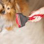 Harley Pet Products Deshedding Tool & Dog Brush Grooming 2 in 1 Dual Rake for Pets - Cats, Dogs and Horses - Short or Long haired Pets - 3 Year Warranty