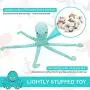 Expawlorer Octopus Dog Toy - Best Squeaky Dog Plush Toys Pet Puppy Soft Treat Chew Toy Interactive for Small to Medium Breeds Dogs Cats Playing, 17''