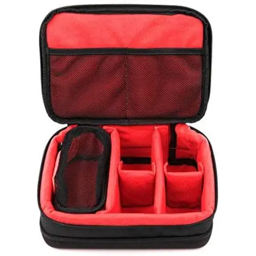 DURAGADGET Padded Black & Red Storage/Carry Case with Adjustable Dividers (Clippers NOT Included) - Compatible with SNAHIKE Dog Cat Pet Waterproof Hair Grooming Trimmer Set DURAGADGET Padded Black & Red Storage/Carry Case with Adjustable Dividers (Clippers NOT Included) - Compatible with SNAHIKE Dog Cat Pet Waterproof Hair Grooming Trimmer Set