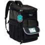 PetAmi Pet Carrier Backpack for Small Cats, Dogs, Puppies | Airline Approved | Ventilated, 4 Way Entry, Safety and Soft Cushion Back Support | Collapsible for Travel, Hiking, Outdoor