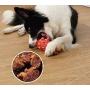 MewaJump Dog Chew Toys, Rubber Teeth Toy for Puppy, Dog Treat Dispenser