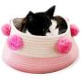 Blackhole Cat Round Bed Basket Nest