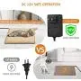 OMORC Pet Heating Pad, 12V Safe Cat Heating Pad with 3 Level Timer & Temperature Settings & 2 Replaceable Cover, Auto Power-off Built-in Thermostats and Anti-Bite Tube, 18'' x 18'' Mat for Dog Cat Pets OMORC Pet Heating Pad, 12V Safe Cat Heating Pad with 3 Level Timer & Temperature Settings & 2 Replaceable Cover, Auto Power-off Built-in Thermostats and Anti-Bite Tube, 18'' x 18'' Mat for Dog Cat Pets