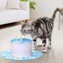 URBEST Pet Cat Dog Fountain, 1.6L Automatic Cat Water Fountain Dog Water Dispenser with USB and Adapter