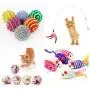Pudwy Cat Interactive Toy Stick Feather Wand with Small Bell Mouse Cage Toys Plastic Artificial Colorful Cat Teaser Toy Pet Supplies Pudwy Cat Interactive Toy Stick Feather Wand with Small Bell Mouse Cage Toys Plastic Artificial Colorful Cat Teaser Toy Pet Supplies