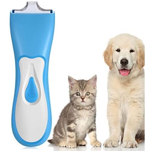 BlueFire Upgraded Professional Dog Grooming Clipper, Cordless Rechargable Quiet Cat Dog Hair Clippers Pet Trimmer, Washable Low Noise Electric Dog Shaver Clippers for Dogs, Cats, Other Pets