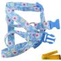 Wiz BBQT Adjustable Breakaway Flower Printed Dog Cat Pet Harness and Leash Set for Dogs Cats Pets