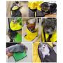 Kwispel Dog Bath Towel - Super Absorbent Microfiber Dog Towel for Small Medium Large Dogs and Cats, Yellow & Grey