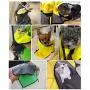 Kwispel Dog Bath Towel - Super Absorbent Microfiber Dog Towel for Small Medium Large Dogs and Cats, Yellow & Grey