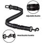 Dolebean Dog Seatbelt 2 Packs Seat Belt with Dog Whistle and Dog Bowl Car Harness (Black)