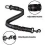 Dolebean Dog Seatbelt 2 Packs Seat Belt with Dog Whistle and Dog Bowl Car Harness (Black)