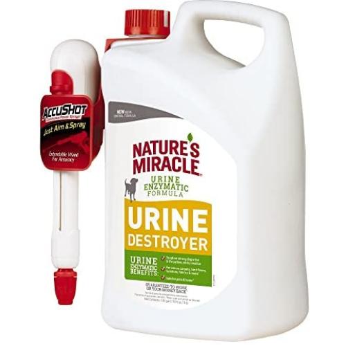 Nature’s Miracle P-97004 Urine Destroyer Dog, For Tough Urine Messes,Accushot 170 Oz