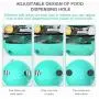 QAZSE Cat Puzzle Feeder Toy Tumbler Treat Interactive Food Dispenser Slow Feeding Cat Toy with Cat Wand