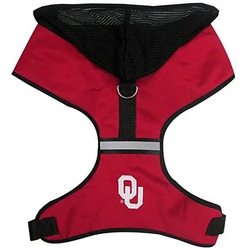 Pets First Collegiate Pet Accessories, Hooded Harness, Oklahoma Sooners, Large Pets First Collegiate Pet Accessories, Hooded Harness, Oklahoma Sooners, Large