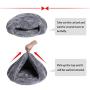 Mojonnie Cat Cuddle Cave Bed Self-Warming Cat Sleeping Bed Winter Pet Bed Cozy Sleeping House for Indoor Cats and Puppy