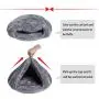 Mojonnie Soft Warm Cat Bed for Winter Cat Tent Self-Warming Sleeping Bed for Cats Fleece Pet Cave Bed for Winter Pets Puppy Indoor Pet Triangle Nest Mojonnie Soft Warm Cat Bed for Winter Cat Tent Self-Warming Sleeping Bed for Cats Fleece Pet Cave Bed for Winter Pets Puppy Indoor Pet Triangle Nest
