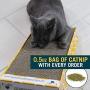 OurPets Cat Scratcher Cat Toys (Cat Toys for Indoor Cats, Catnip Toys, Cat Gifts & Cat Toys Interactive) [Includes Cosmic Catnip-100% Premium North American Grown] Multiple Designs & Sizes Available