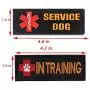 Service Dog in Training Patch for Vest Hook&Loop Embroidered Patches Removable Tag for Tactical Dog K9 Harness Backpack (Style C) Service Dog in Training Patch for Vest Hook&Loop Embroidered Patches Removable Tag for Tactical Dog K9 Harness Backpack (Style C)