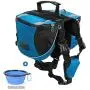 Lifeunion Polyester Dog Saddlebags Pack Hound Travel Camping Hiking Backpack Saddle Bag for Small Medium Large Dogs Lifeunion Polyester Dog Saddlebags Pack Hound Travel Camping Hiking Backpack Saddle Bag for Small Medium Large Dogs