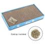 CANAGER Cat Scratchers Cardboard, Anti Scratching Mat for Cats, Large Cat Scratcher Furniture Protector Double Side Kitty Scratching Pad with Catnip